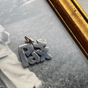 Pax James Avery Sterling Charm. Vintage 1990s retired design